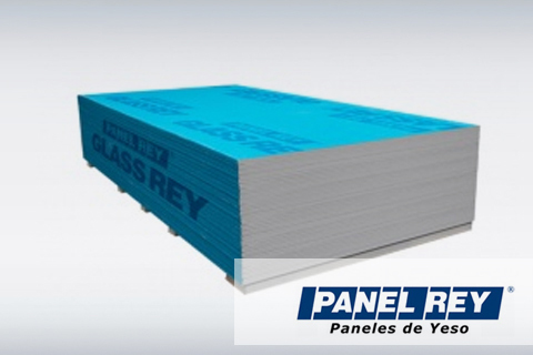 Tablaroca para Exterior con Recubrimiento de Fibra de Vidrio - Panel Rey